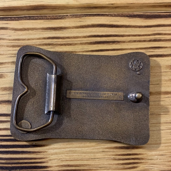 Belt Buckle Rare 1976 Bergamot Brassworks - Picture 2 of 5